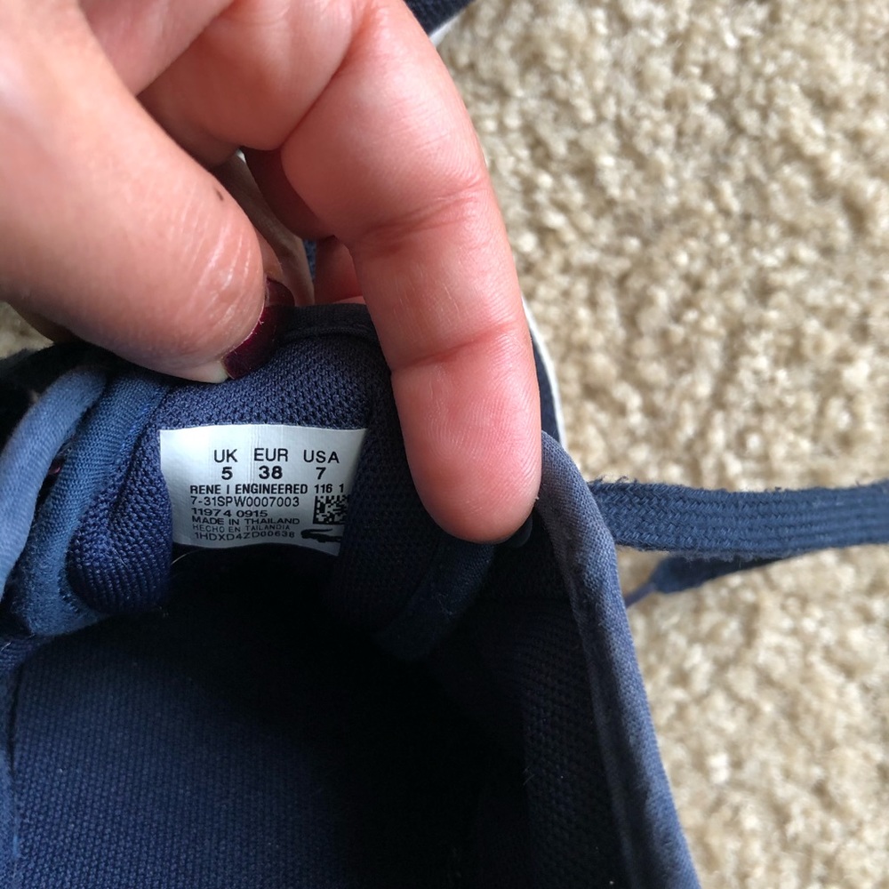 Lacoste women sneakers size 7